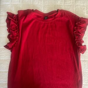 SHEIN Vibrant Red Top